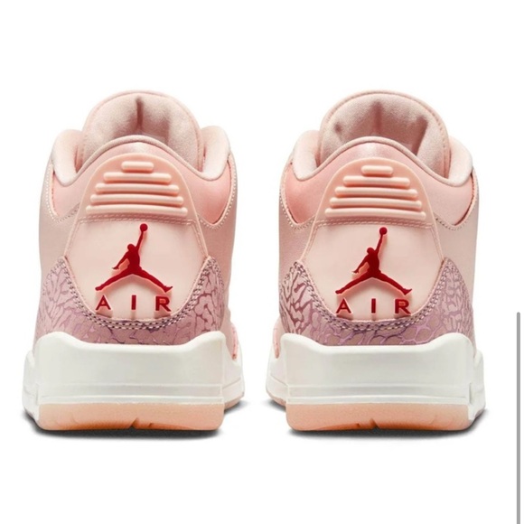 NIB Authentic SOLD OUT! 2025 Valentine Retro 3 Jordan Women's Sneakers Size 8.5 - Picture 3 of 5
